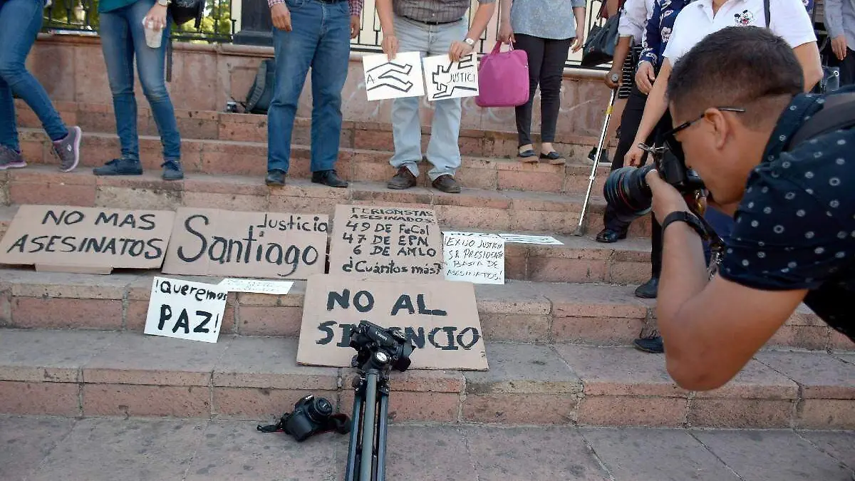 Violencia asesinatos a periodistas